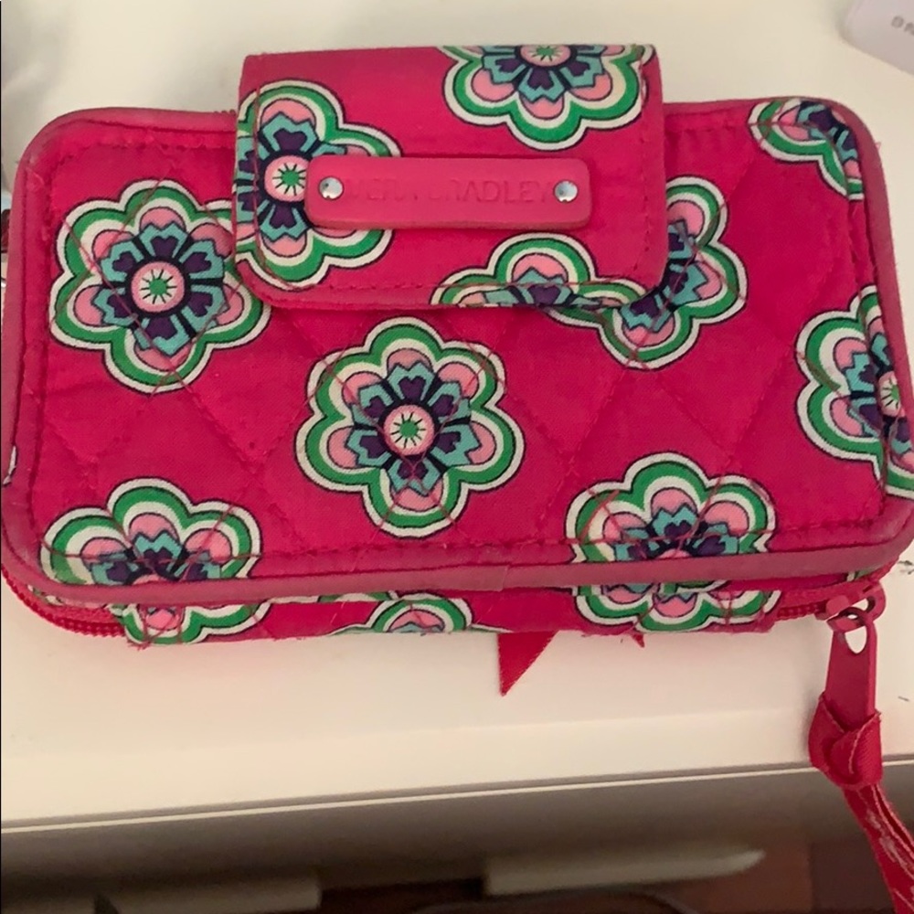 Pink vera Bradley wallet